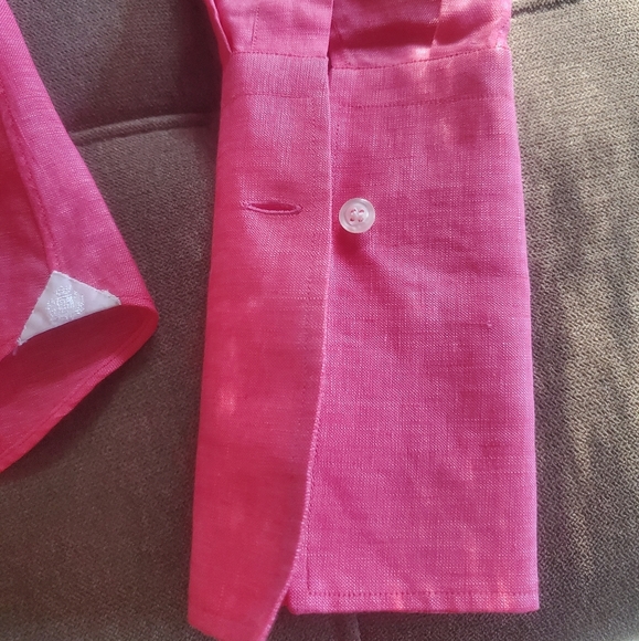 💯 Domenico Vacca Italian Linen Blouse - Picture 11 of 16